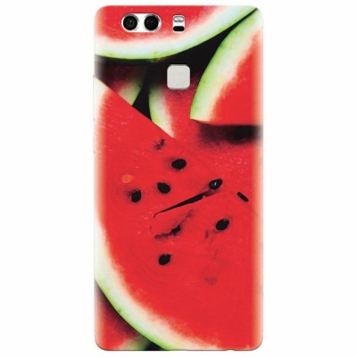 Husa silicon pentru Huawei P9 Plus, S Of Watermelon Slice foto