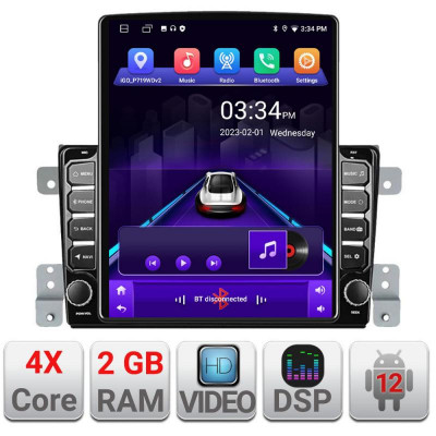 Navigatie dedicata Suzuki Grand Vitara Old K-053 ecran tip TESLA 9.7&amp;quot; cu Android Radio Bluetooth Internet GPS WIFI 2+32 DSP Qua CarStore Technology foto