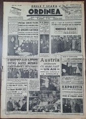 Ziarul Ordinea nr.2077/1939 foto