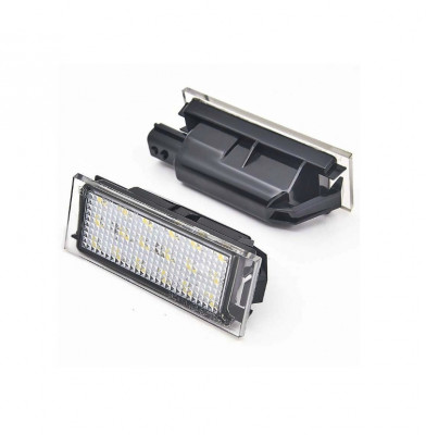 Set 2 lampi LED numar compatibila DACIA Sandero II 2012 foto