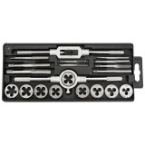 Set tarozi si filiere Topex M3-M12, 20 piese, otel tungsten