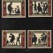 Set Notgeld 4 x 50 pf Glauchau