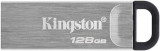 Stick USB KINGSTON DataTraveler KYSON 128GB, USB 3.2 Gen 1 (Argintiu)