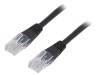 Patch Cord U/UTP Cat 5e Negru 5m, Gembird