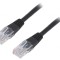 Patch Cord U/UTP Cat 5e Negru 5m