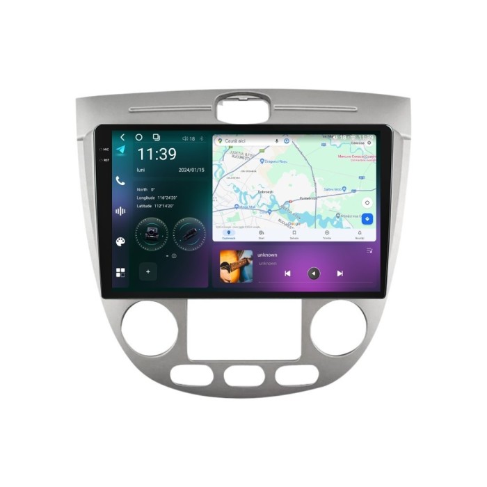 Navigatie dedicata cu Android Chevrolet Lacetti 2003 - 2010, 12GB RAM, Radio
