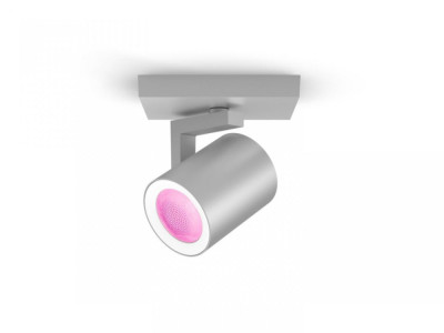 Spot LED RGB Philips Hue Argenta, Bluetooth, GU10, 5.7W, 350 lm, lumina alba si foto