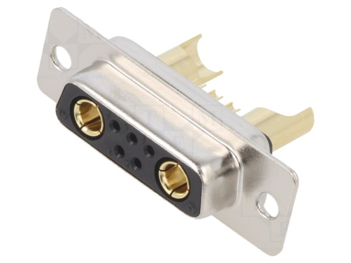 Conector D-Sub 7 pini mamă pe cablu
