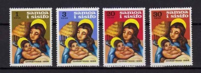 Samoa 1968 - Craciun, serie neuzata foto