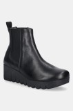 Fly London cizme VAZE177FLY culoarea negru, toc pana, P145177000