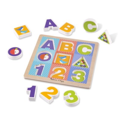 Puzzle cu piese mari pentru belelusi Melissa and Doug foto