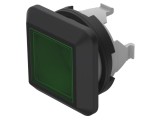 Comutator EAO 16mm acționat prin apăsare, IP67, cod 92-443.500, pozitie stabilă verde