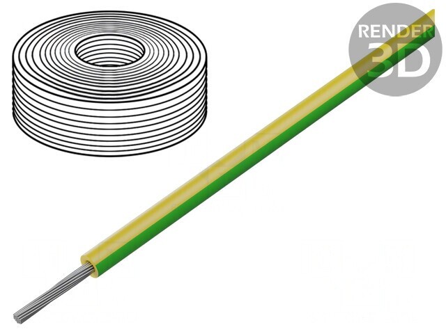 Cablu Siliconic Cupru 2,5mm2 Galben-Verde