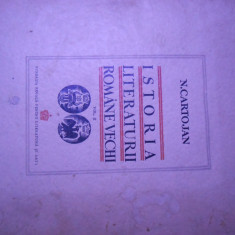 N. Cartojan , Istoria literaturii romane vechi, 1942, autograf Cartojan