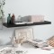 vidaXL Raft de perete suspendat negru extralucios, 80x23,5x3,8 cm, MDF 323772