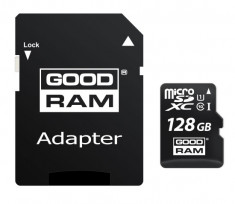 Card de Memorie MicroSD GoodRam 128 GB Clasa 10 Adaptor SD foto