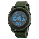 SPORT Ceas barbatesc Quartz, Digital, Data, Luna, Ziua Saptamanii, Afisaj Iluminat, Cronometru