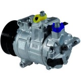 Compresor aer conditionat Audi A1 (8X), 2010-2018, motorizare 1.2 TFSI, 63kw, 1.4 TFSI, 90kw/103kw/136kw, benzina, rola curea 110 mm, 6 caneluri, Del, SRLine