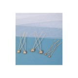 Cumpara ieftin Ace Par Mireasa, Model cu perle aurii 8 x 1 cm, Aurii - 18 buc