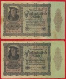2 Reichsbanknote 50 000 Mark din 19 noiembrie 1922