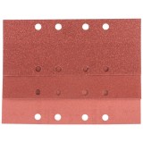 Bosch 2607019499 - Foaie abraziva dreptunghi 235x98 mm 8 gauri granulatie mixta 25 buc
