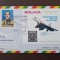 ZEPPELIN 1975 Bolivia Bl58 zbor inaugural Concorde plic numerotat PERFECTA RAR