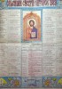 Calendar Creștin Ortodox 1989 &ndash; ediție mare, color, original comunist