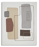 Mauro Ferretti Pictura Pe P&acirc;nză Design Abstract cm 80X2,8X100 | Aosom Romania