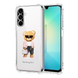 Husa antisoc pentru samsung galaxy a26, airbag pro, clear, working girl