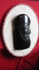 Basorelief Sculptura Lemn Calugar 62x45 cm Obiect Arta Decorativa