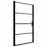 Cumpara ieftin Usa de dus, negru, 81 x 195 cm, sticla securizata