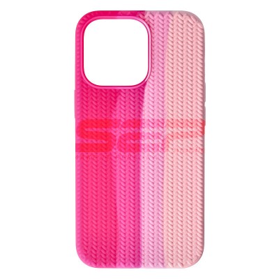 Toc silicon Woven Texture Apple iPhone 13 Pro Lollipop foto