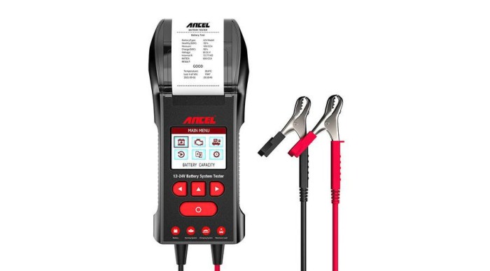 Tester de baterii Ancel cu imprimanta BST600