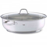 Oala inox ovala cu capac Fissler 8.8 L