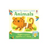 Usborne First Jigsaws and Book: Animals