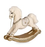 Figurina Craciun Calut poliester multicolor 29x9x26h