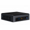 Sistem PC Intel NUC, Intel Core I3-8109U, pana la 32 GB, Intel Iris Plus 655, Negru