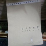 Partitura Piese pentru pian - Nicolae Brindus