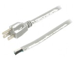 Cablu 3x14AWG NEMA 5-15 (B) 3,5m gri 13A PVC
