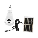 Cumpara ieftin Bec cu 20 LEDuri cu Acumulator si Incarcare Solara, Lungime cablu 2.6m, Solutia Ideala pentru Iluminare Autonoma, Culoare Alb, Lumina Rece