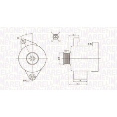 Alternator Toyota Hiace 4 Box ( H1 , Hiace 4 Bus ( H1 , Hilux 6 Pick-Up ( N1), Hilux 7 Pick-Up ( N1 , Land Cruiser 90 ( J9), Land Cruiser Prado ( J12