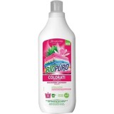 Detergent rufe colorate Biopuro, Hipoalergen, Ecologic, Vegan OK, 1L, 100% Biodegradabil, Fara Parfum Sintetic
