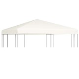 Cumpara ieftin Acoperiș de pavilion, 310 g/m&sup2;, alb crem, 3 x 3 m