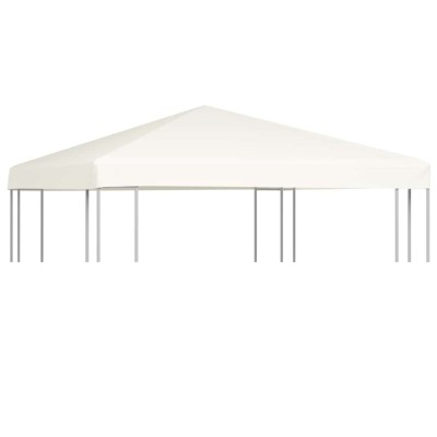 Acoperiș de pavilion, 310 g/m&amp;sup2;, alb crem, 3 x 3 m foto