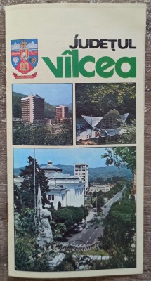 Pliant promovare judetul Valcea din perioada comunista foto