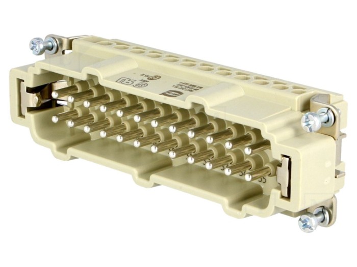 Conector HDC inserturi contact tată 24+PE