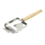Furculita de descapacit miere din inox cu maner ergonomic din lemn