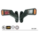 2 x 12V 24V Lampi Gabarit Pentru Remorca LED E9 ADR