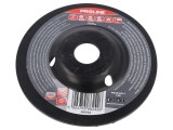 Disc de șlefuire PROLINE 125mm, convex, cu strat abraziv (rasp)