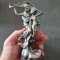 Statueta din plastic solid cu postament din lemn, 16x7 cm, Slanic Moldova 2008